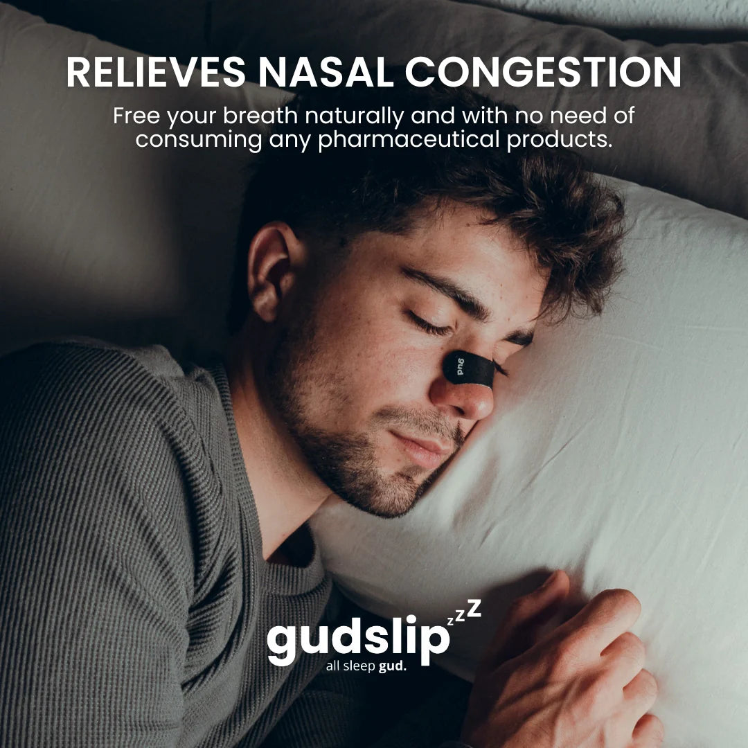 Gudslip® แผ่นแปะจมูก (Nose Strips)